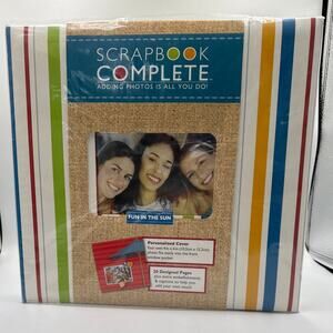 Ready To Use Scrapbook "Fun In The Sun" Just Add Photos CR Gibson Tapestry NEW!